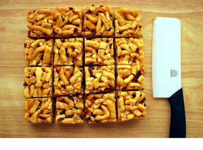 沙琪玛怎么做到酥脆,超市买沙琪玛