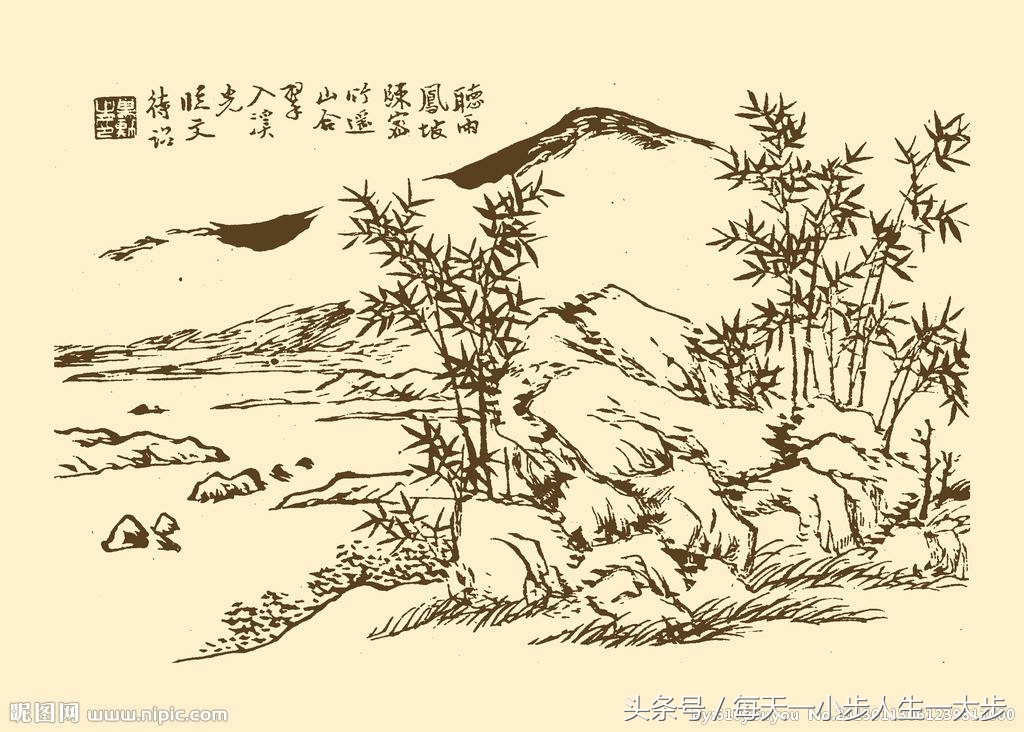如何画山水画教程,怎样画好山水画的基本步骤