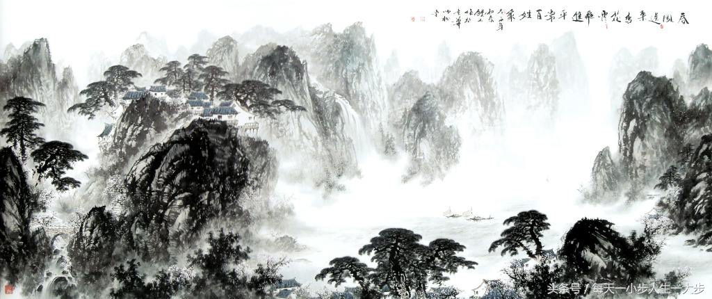 山水画的技法有哪些,国画山水技法精解