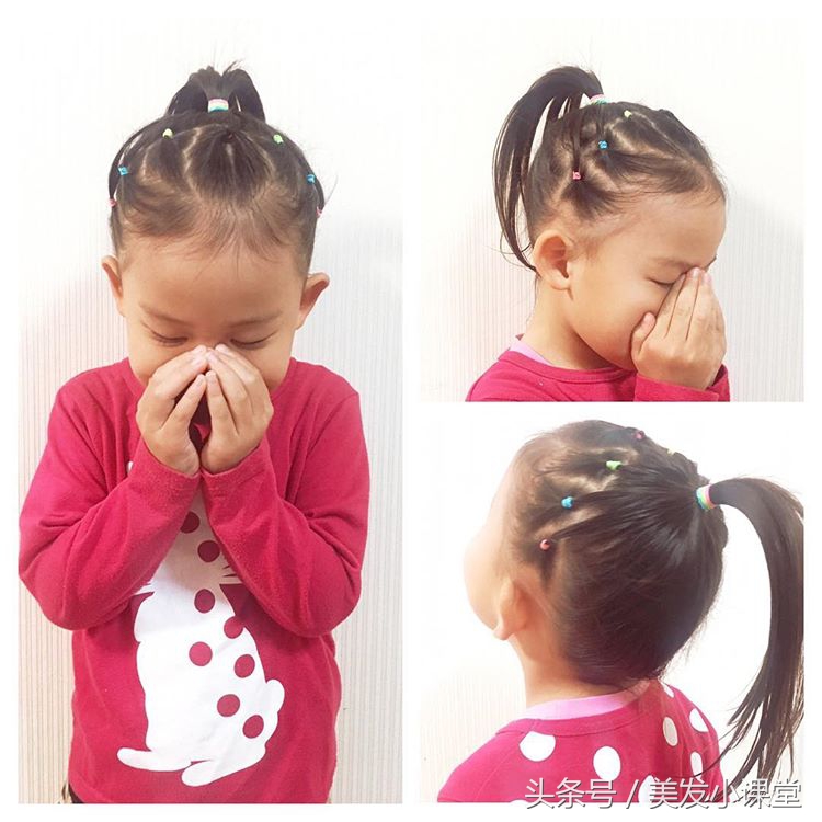 适合戴皇冠的儿童编发简单漂亮,儿童编发小视频3-5岁简单