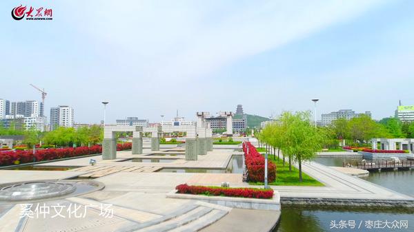 枣庄薛城新城航拍,薛城城南航拍