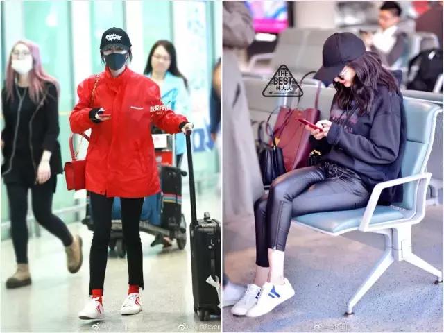 刘雯同款小个子增高松糕小白鞋,moschino刘雯杨幂