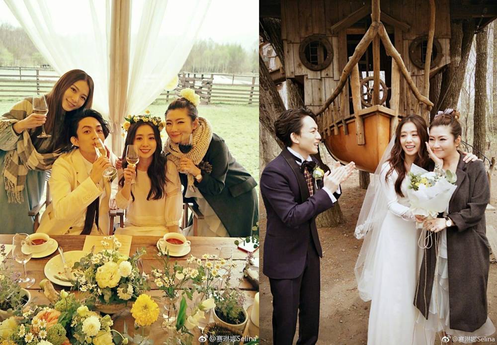 高圆圆赵又廷婚礼吻戏,高圆圆赵又廷参加黄晓明婚礼