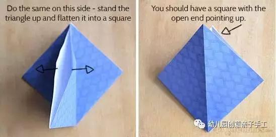 用正方形折起来的星星手工折纸,星星条折纸100个折法小视频