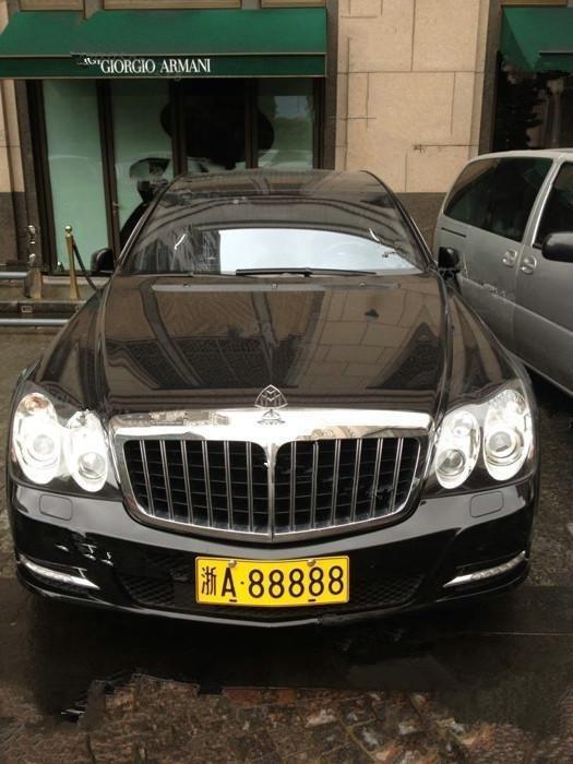 中国最牛五个车牌,全国最牛的迈巴赫