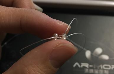 清宫十八子手串的小珍珠,清宫简易造型的教程