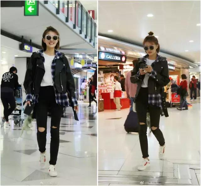 300块左右的小白鞋,刘雯同款小个子增高松糕小白鞋