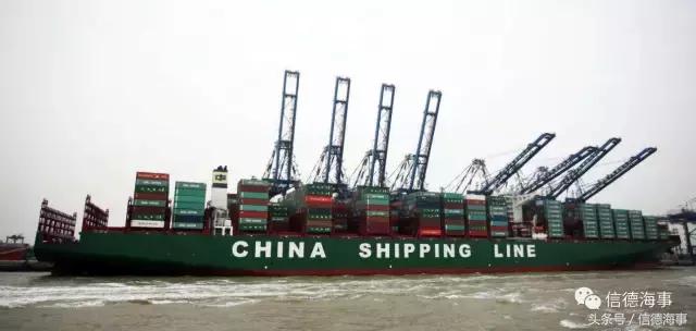 世界上最大的集装箱船的视频,世界最大的集装箱船