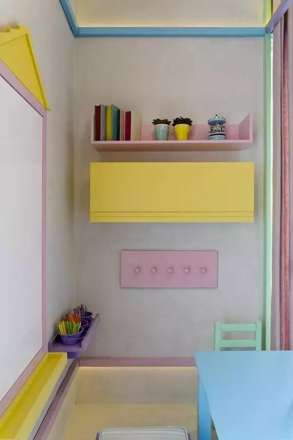 小型儿童房设计图,水泥装修风格儿童房