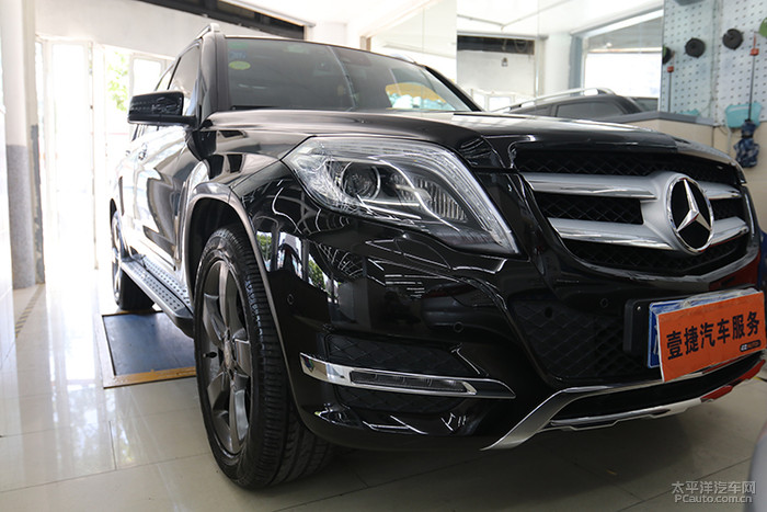 奔驰glk300整备全过程,奔驰glk300全车抛光价格