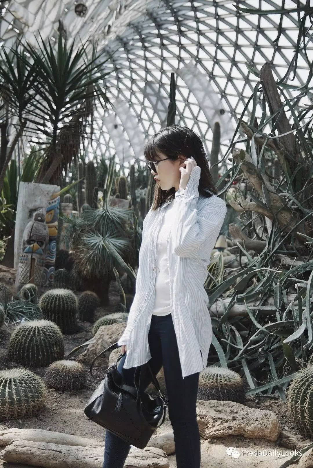 freda穿搭初秋最爱的五套搭配,不同的白tee如何搭配可以更出彩