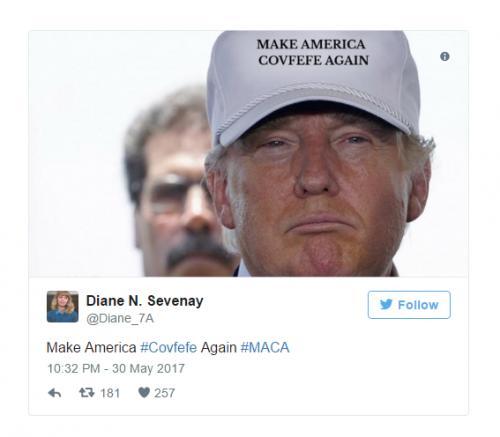 特朗普推特现一神秘新词，全世界都在忙着猜