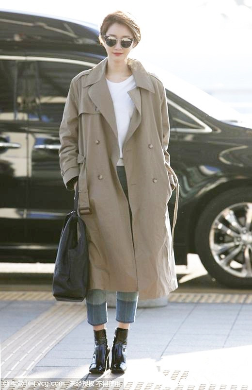 女神宋茜高俊熙朴信惠*服私**街拍万能打底衫拯救烧脑穿衣