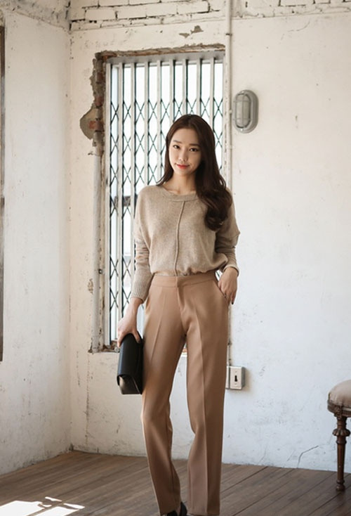 女神宋茜高俊熙朴信惠*服私**街拍万能打底衫拯救烧脑穿衣