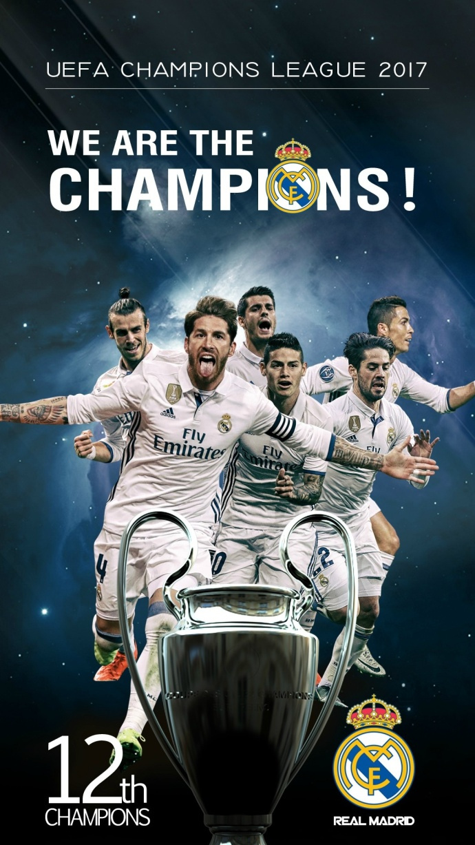 皇马欧冠第11冠壁纸,皇马最新阵容壁纸