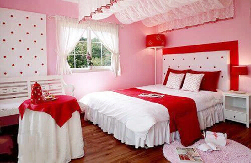 情人节浪漫房间,浪漫温馨小卧室