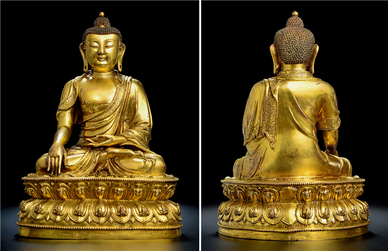 今天这一场的拍卖的佛像都很精美