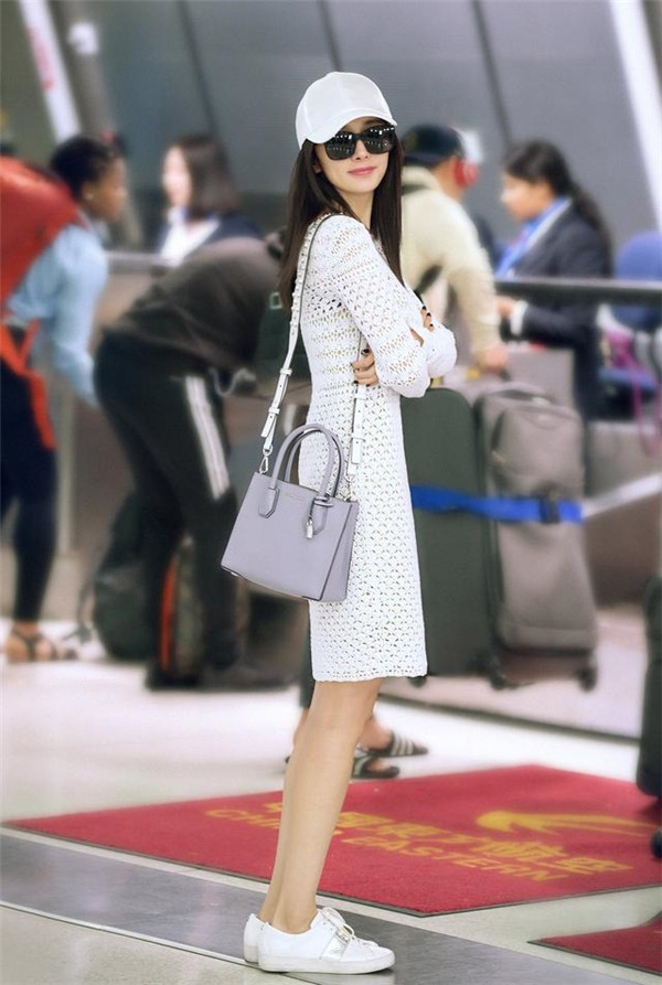 夏日蕾丝美裙diy,你也可以跟杨幂机场秀一样美美哒,白浅姑姑下凡啦