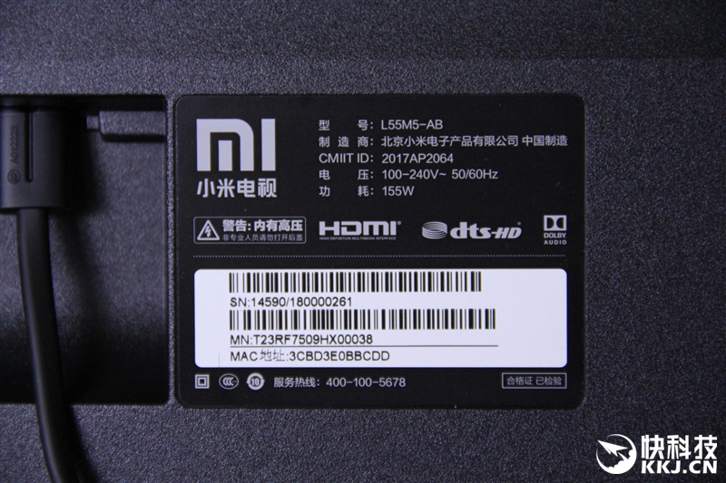 小米电视455英寸评测：4K+4.9mm极致超薄