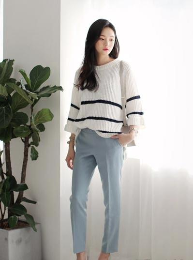 长款外穿毛衣新款慵懒风 (法式复古风女装毛衣)