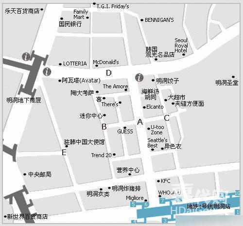 明洞购物攻略,明洞饰品购物攻略