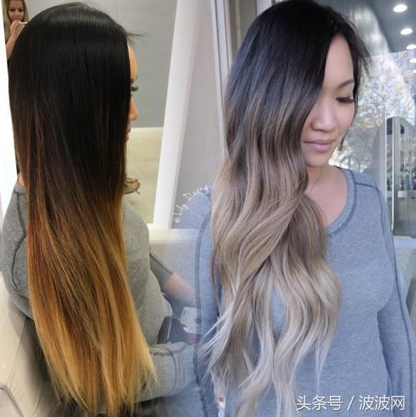 半截黄半截黑染深色,半截黄半截黑头发染什么