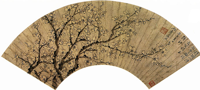 有关梅兰竹菊的中国国画作品,国画梅兰竹菊