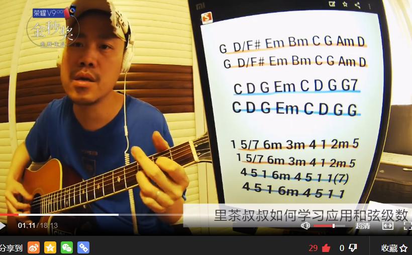 里茶叔叔吉他自学视频合集,里茶叔叔吉他全集目录