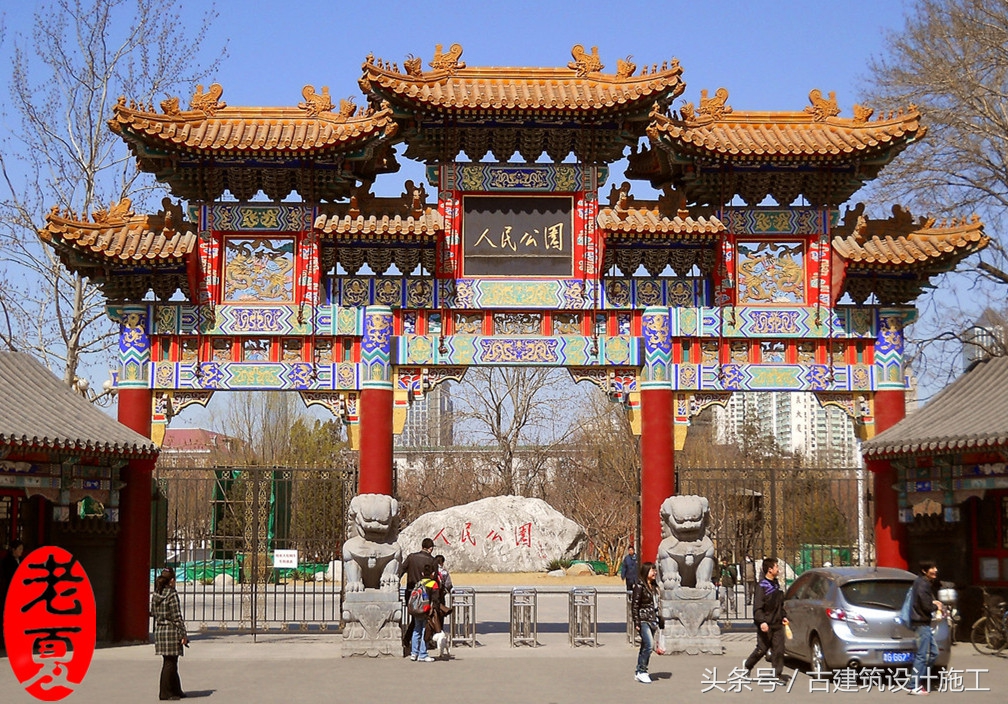 不锈钢仿古门楼牌坊,仿古建筑门楼牌坊