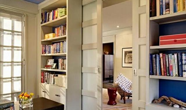 5款隐形书架门一扇门就解决了小户型的收纳问题,图