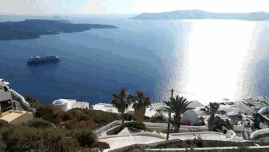 亚欧自驾之旅第60-61天｜在圣托里尼，看日落爱琴海