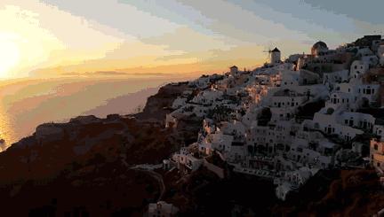 亚欧自驾之旅第60-61天｜在圣托里尼，看日落爱琴海