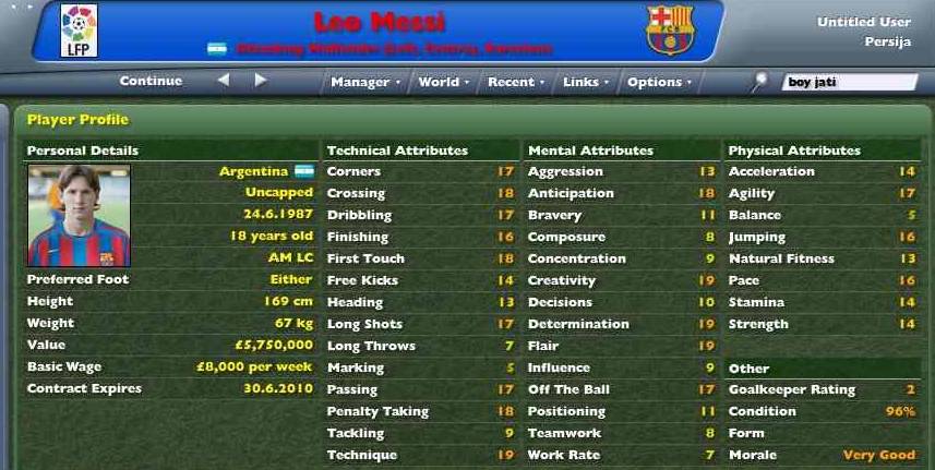 梅西生涯转折点,梅西传奇生涯开端