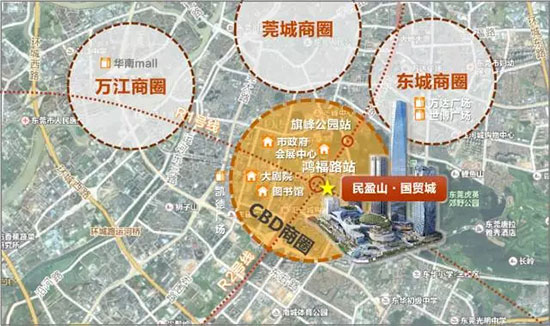 最新东莞商圈,新一线城市的数据图