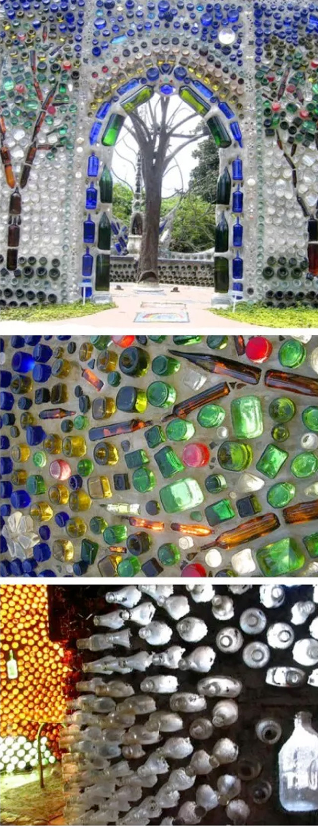 用废旧玻璃瓶做装饰?这样的创意美也是让人叹为观止