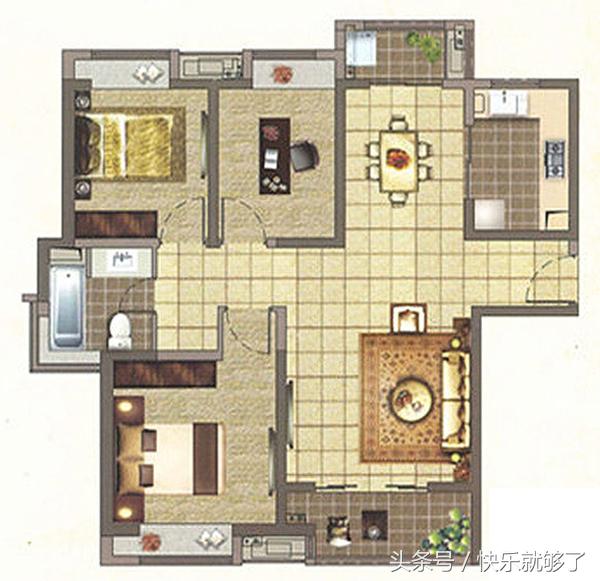 中环国际三期顶楼复式户型图,中环国际公寓三期156平
