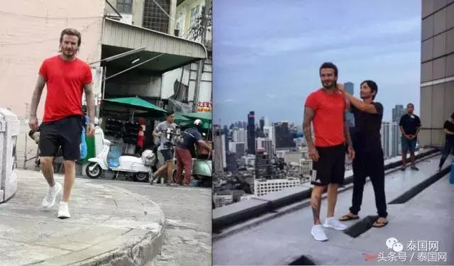 贝克汉姆穿着黄西服来中国,贝克汉姆访香港