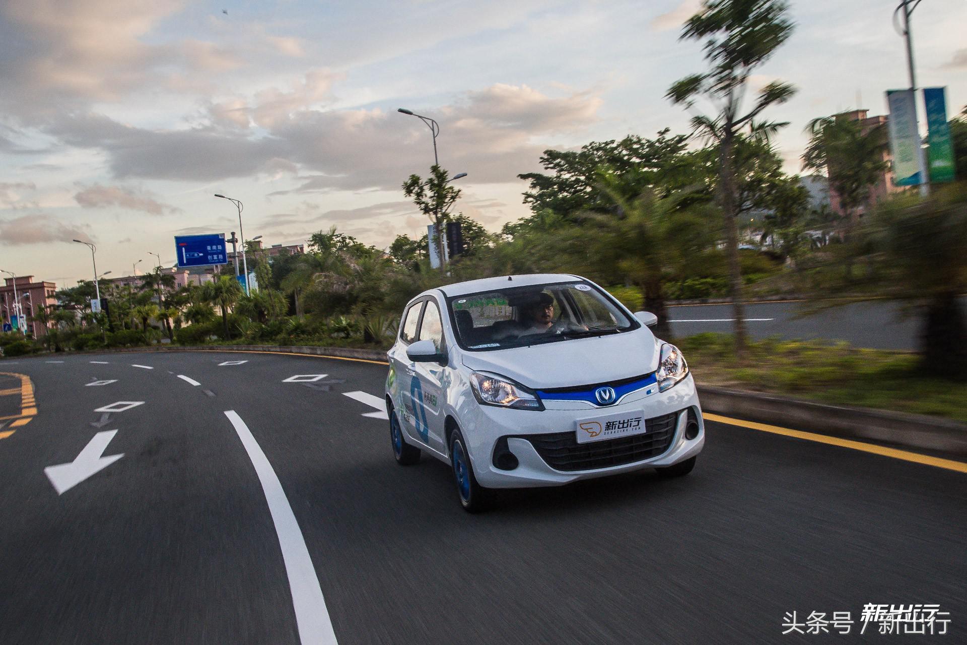 长安奔奔ev最便宜的四座电动车,长安奔奔ev测评续航400公里