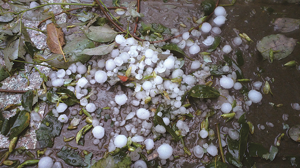 下冰雹贵阳哪里最严重,直击贵阳冰雹