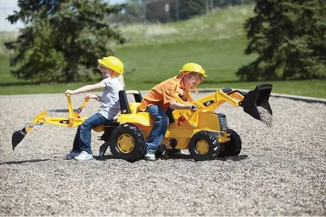 挖掘机玩具车玩法早教0-3岁,工程车挖掘机玩具怎么玩