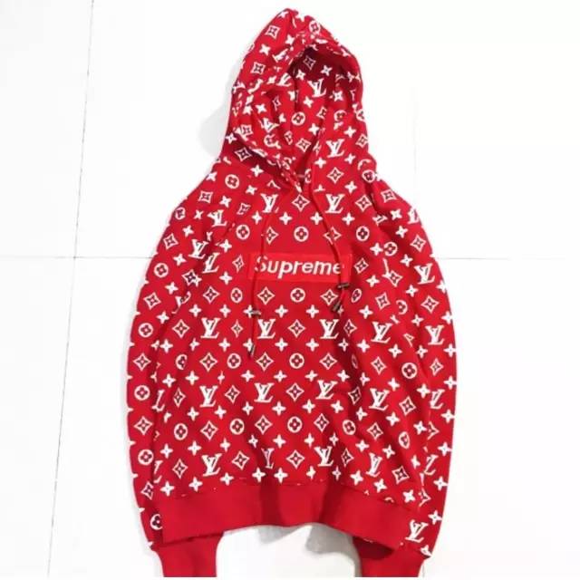 一件帽衫多少钱合适,2017supremelv联名卫衣
