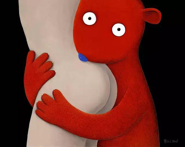 画家张占占：黑夜里的童话世界，孤独也可以温暖