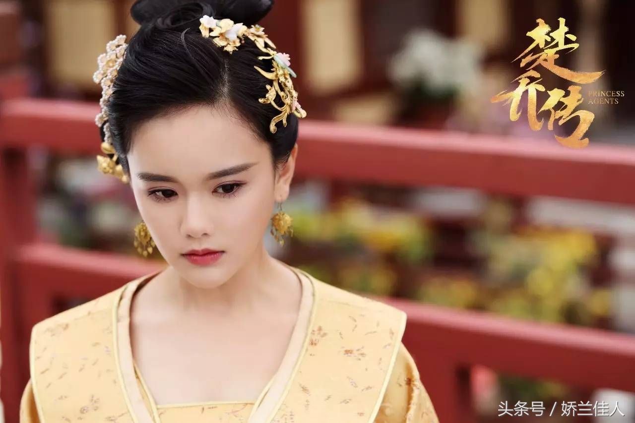 楚乔传李沁装扮比赵丽颖华贵,楚乔传天天向上林更新赵丽颖李沁