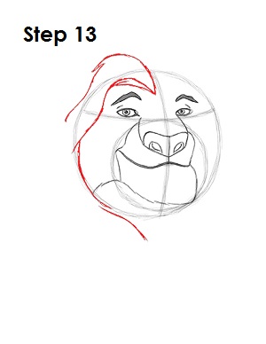 怎么画有教程版的狮子王,狮子王动画版怎么画