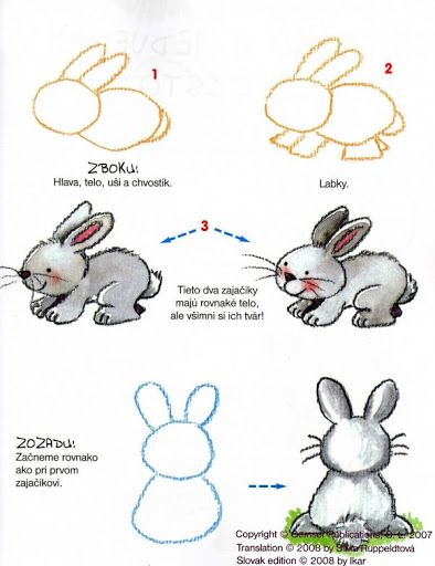 儿童画画教程3-6岁画小动物简笔画,儿童学画画教程简笔画动物