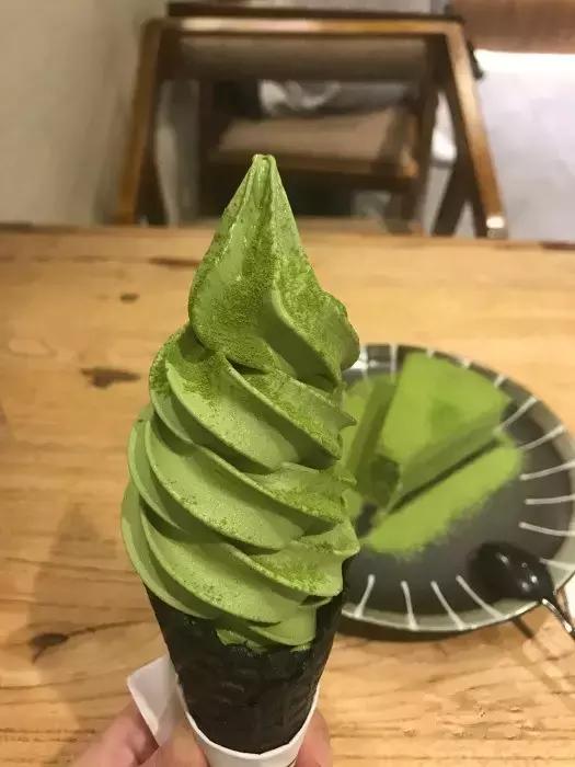 杭州手打抹茶冰淇淋,夏天必不可少的抹茶冰淇淋