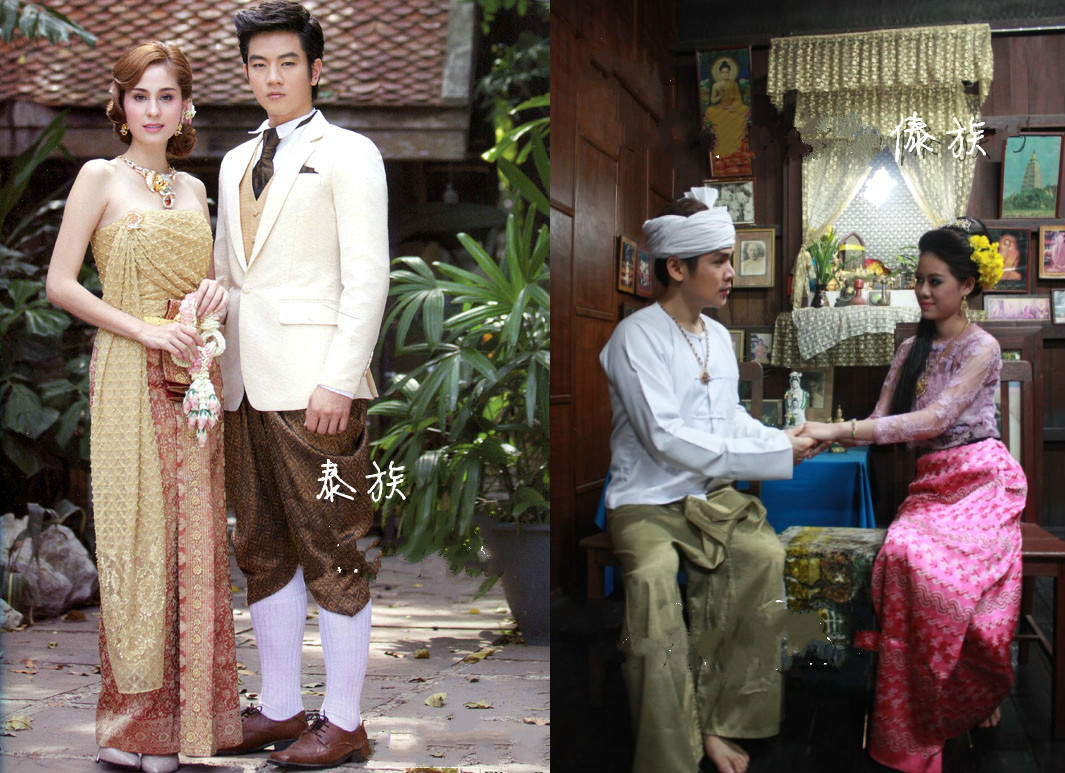 傣族服装和泰国服饰看着差不多实有大差异能够区分五个以上细节的不同你就是时尚达人