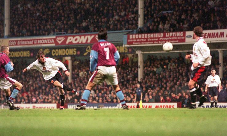 96年贝克汉姆温布尔登,贝克汉姆62米吊射全过程