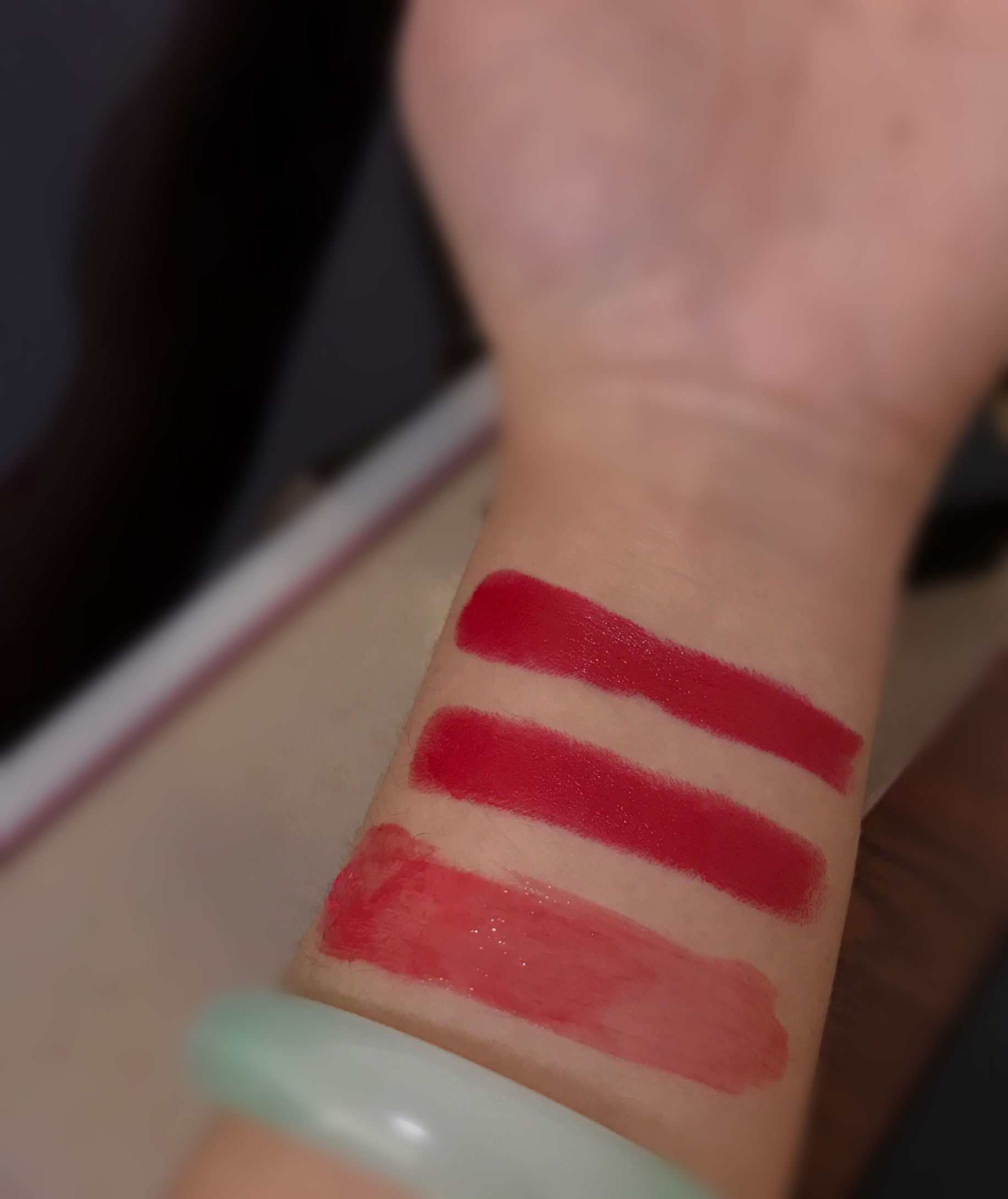 兰蔻和香奈儿口红色号推荐,tf27口红试色三姐妹