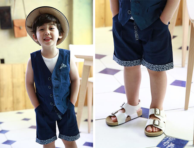 男童潮款七分裤高级感,秋天最流行男孩的休闲裤窄版